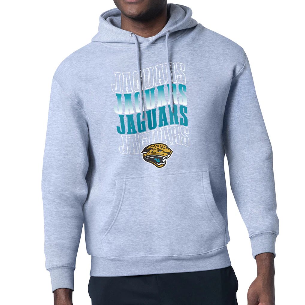 Men 2026 NFL Jacksonville Jaguars Grey Hoodie hooded style 01->jacksonville jaguars->NFL Jersey